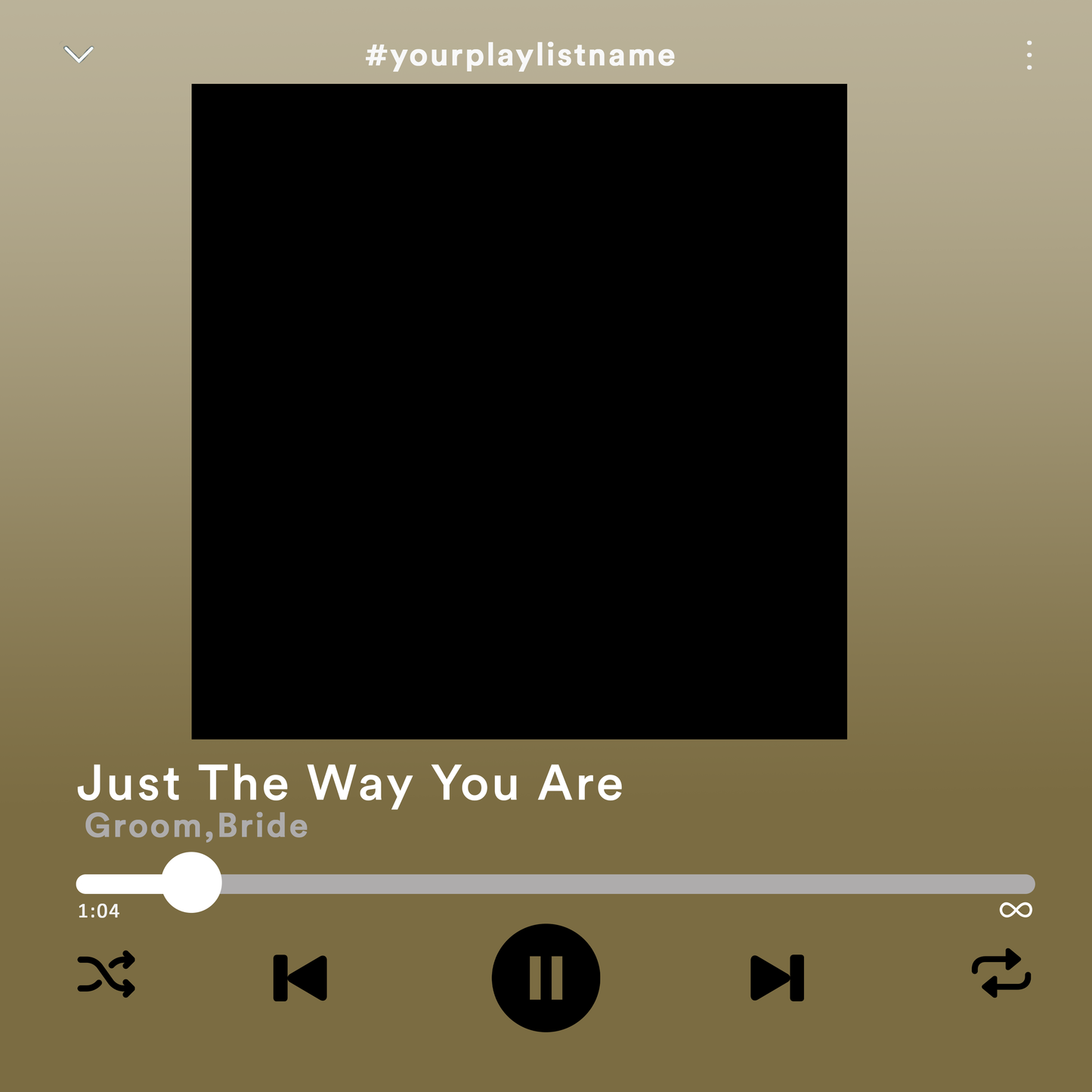 Custom Spotify Template