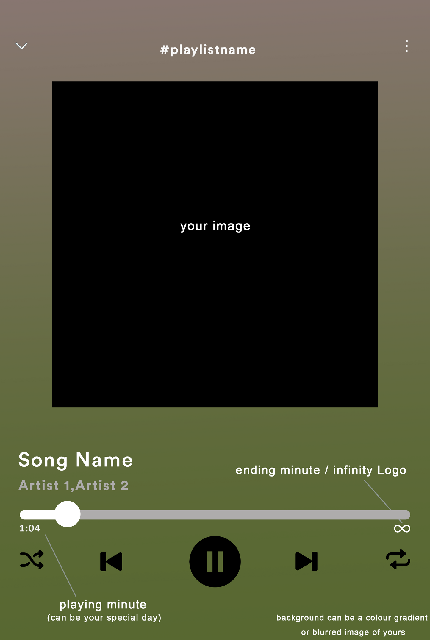 Custom Spotify Template