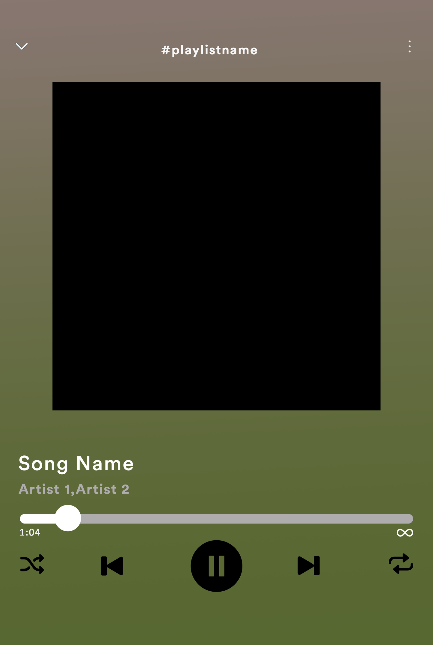 Custom Spotify Template