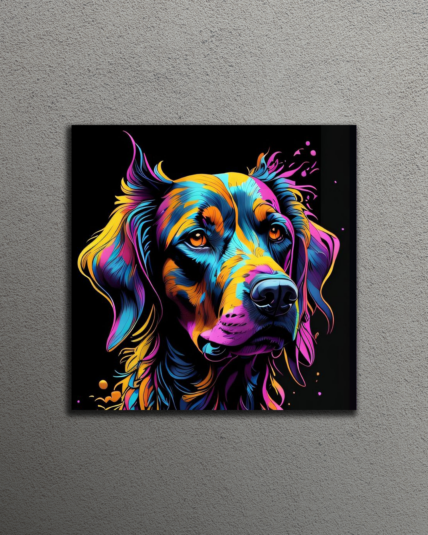 Colorful Dog Art