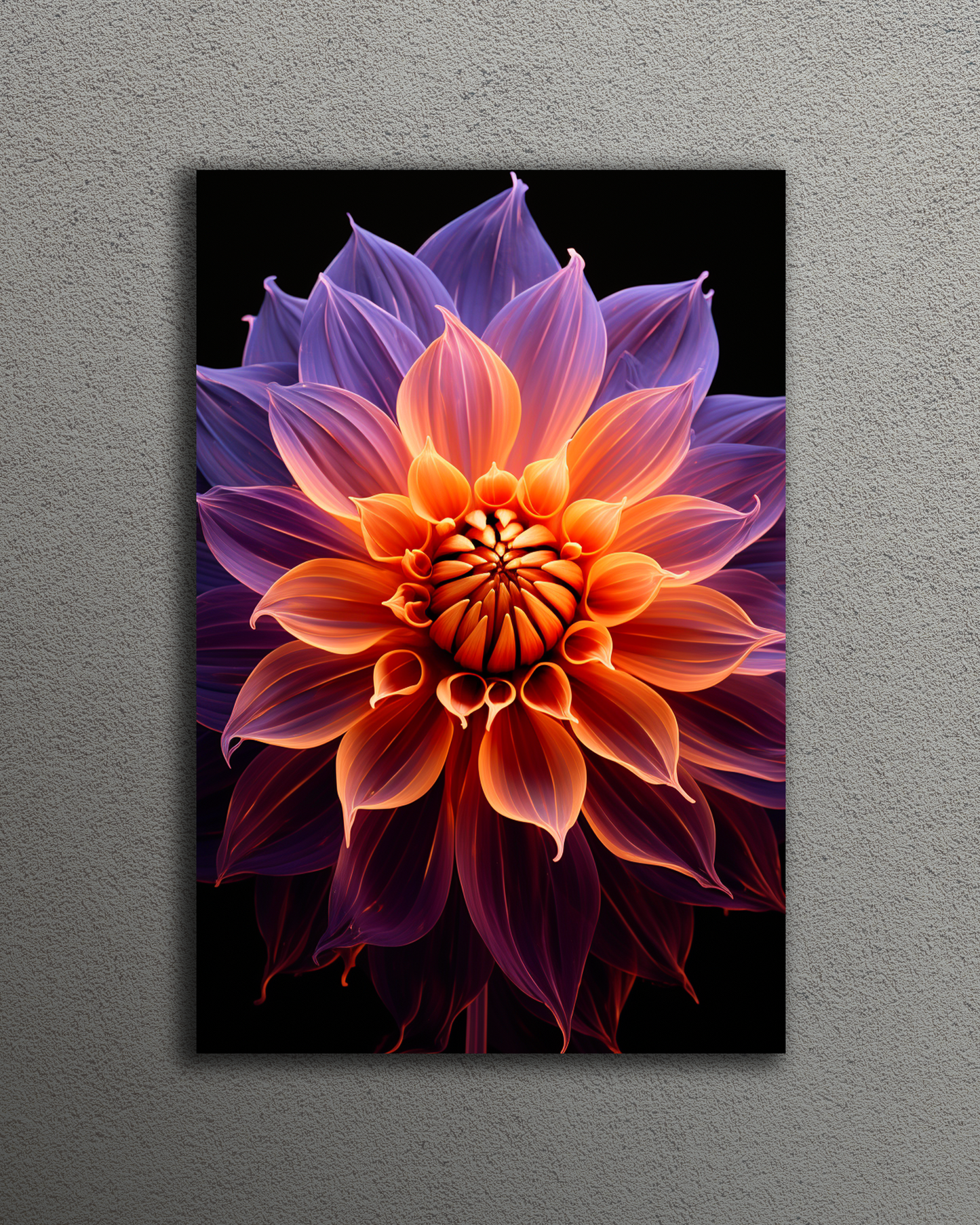 Purple & Yellow Flower