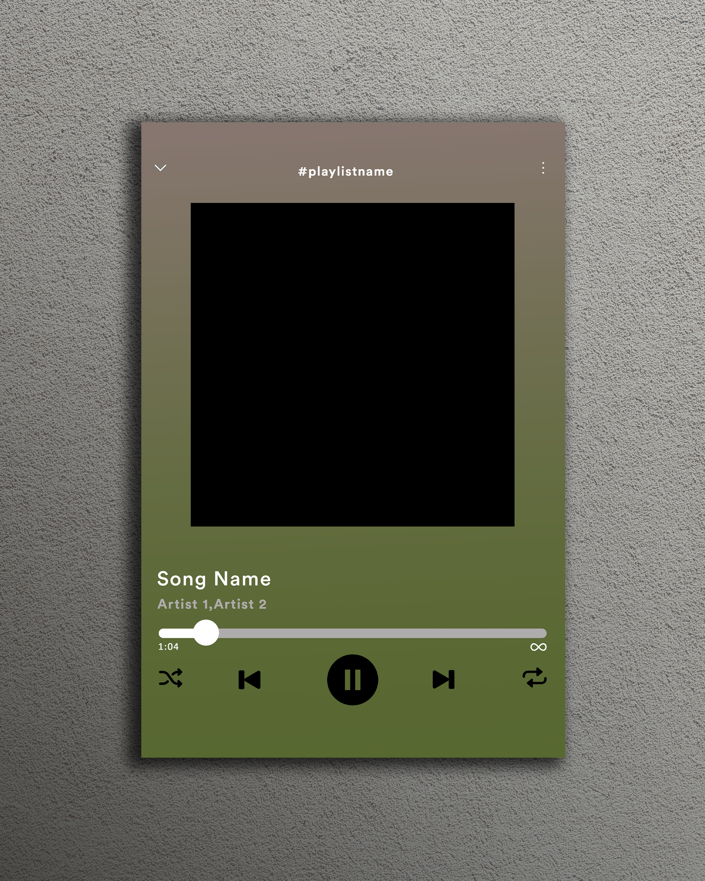 Custom Spotify Template