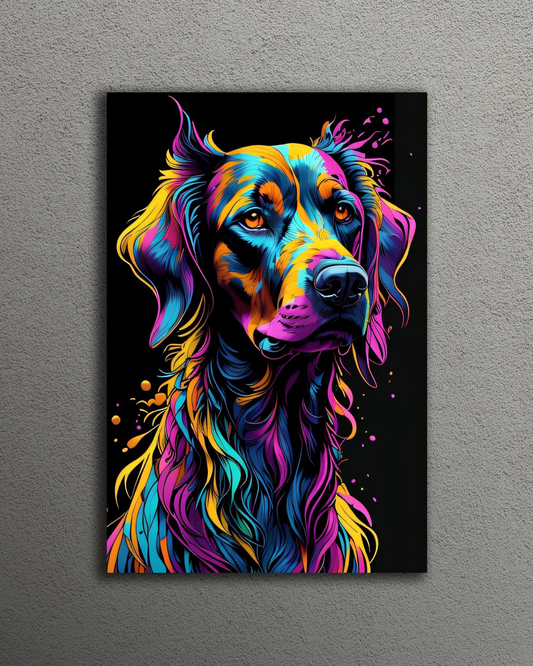 Colorful Dog Art
