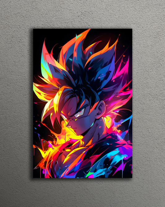 Colorful Goku Art
