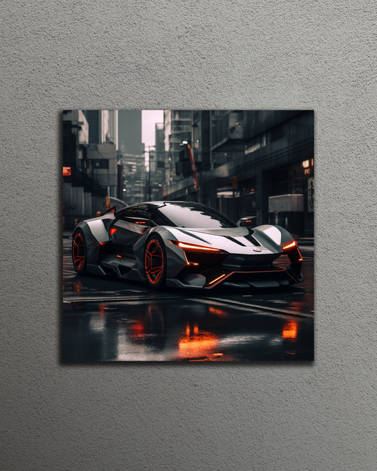 Cyberpunk Sport Car