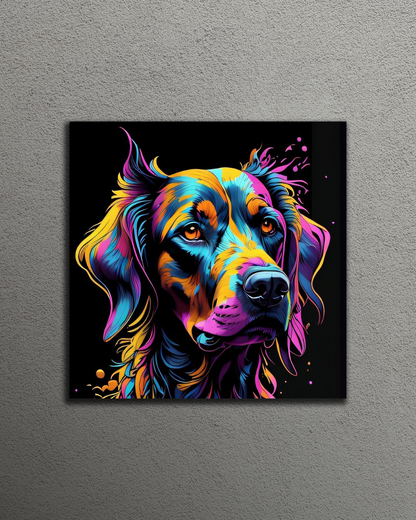 Colorful Dog Art