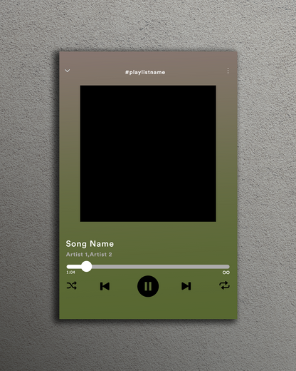 Custom Spotify Template