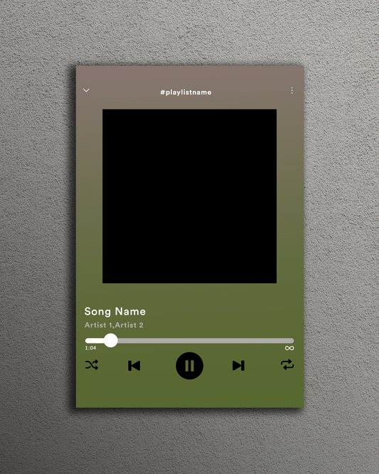 Custom Spotify Template